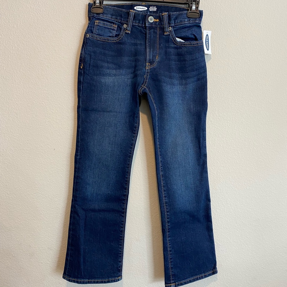 New old navy boys boot cut jeans size 8